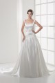 A-Line Square Chapel Train Beaded Wedding Dresses 2030119 A-Line Square Chapel Train Beaded Wedding Dresses 2030119