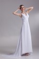 Fantastic V-Neck Sleeveless Chiffon Satin A-Line Wedding Dresses 2031190 Fantastic V-Neck Sleeveless Chiffon Satin A-Line Wedding Dresses 2031190