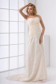 Fashionable Satin Lace Sweetheart A-Line Sleeveless Sweet Wedding Dresses 2031191 Fashionable Satin Lace Sweetheart A-Line Sleeveless Sweet Wedding Dresses 2031191