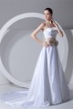 Fashionable Satin Strapless Sleeveless A-Line Wedding Dresses with Color 2031192 Fashionable Satin Strapless Sleeveless A-Line Wedding Dresses with Color 2031192