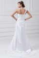Fashionable Sleeveless One-Shoulder Satin A-Line Best Wedding Dresses 2031195 Fashionable Sleeveless One-Shoulder Satin A-Line Best Wedding Dresses 2031195