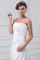 Fashionable Sleeveless One-Shoulder Satin A-Line Best Wedding Dresses 2031195 Fashionable Sleeveless One-Shoulder Satin A-Line Best Wedding Dresses 2031195