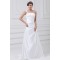 Fashionable Sleeveless One-Shoulder Satin A-Line Best Wedding Dresses 2031195