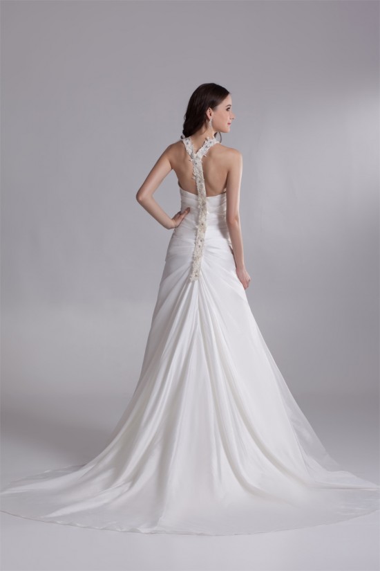 Fashionable Straps Sleeveless A-Line Taffeta New Arrival Wedding Dresses 2031197 Fashionable Straps Sleeveless A-Line Taffeta New Arrival Wedding Dresses 2031197