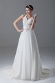 A-Line Chiffon Satin Halter Sleeveless Wedding Dresses 2031198 A-Line Chiffon Satin Halter Sleeveless Wedding Dresses 2031198