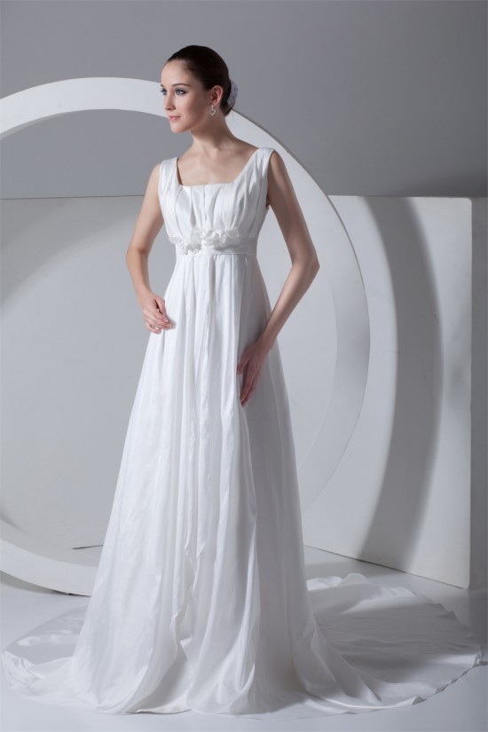 A-Line Square Sleeveless New Arrival Wedding Dresses 2031201 A-Line Square Sleeveless New Arrival Wedding Dresses 2031201