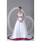 Halter Sleeveless A-Line Satin Best Wedding Dresses 2031203
