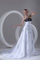 Sleeveless Strapless A-Line Satin Organza Wedding Dresses 2031209 Sleeveless Strapless A-Line Satin Organza Wedding Dresses 2031209
