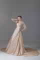 A-Line Taffeta Sweetheart Sleeveless Wedding Dresses with A Lace Jacket 2031211