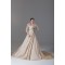A-Line Taffeta Sweetheart Sleeveless Wedding Dresses with A Lace Jacket 2031211