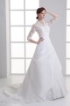 Great Ball Gown 3/4 Length Sleeve Taffeta Lace V-Neck Wedding Dresses 2031212 Great Ball Gown 3/4 Length Sleeve Taffeta Lace V-Neck Wedding Dresses 2031212