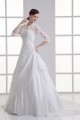 Great Ball Gown 3/4 Length Sleeve Taffeta Lace V-Neck Wedding Dresses 2031212 Great Ball Gown 3/4 Length Sleeve Taffeta Lace V-Neck Wedding Dresses 2031212