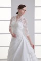 Great Ball Gown 3/4 Length Sleeve Taffeta Lace V-Neck Wedding Dresses 2031212 Great Ball Gown 3/4 Length Sleeve Taffeta Lace V-Neck Wedding Dresses 2031212