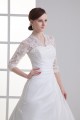 Great Ball Gown 3/4 Length Sleeve Taffeta Lace V-Neck Wedding Dresses 2031212 Great Ball Gown 3/4 Length Sleeve Taffeta Lace V-Neck Wedding Dresses 2031212