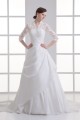 Great Ball Gown 3/4 Length Sleeve Taffeta Lace V-Neck Wedding Dresses 2031212 Great Ball Gown 3/4 Length Sleeve Taffeta Lace V-Neck Wedding Dresses 2031212