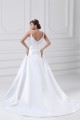 Great Sleeveless A-Line Satin Spaghetti Straps Lace Wedding Dresses 2031216 Great Sleeveless A-Line Satin Spaghetti Straps Lace Wedding Dresses 2031216