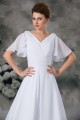 Half Elbow Sleeve A-Line V-Neck Chiffon Satin Beaded Wedding Dresses 2031218 Half Elbow Sleeve A-Line V-Neck Chiffon Satin Beaded Wedding Dresses 2031218