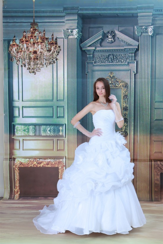 Hot Sale Strapless A-Line Satin Sleeveless New Arrival Wedding Dresses 2031223 Hot Sale Strapless A-Line Satin Sleeveless New Arrival Wedding Dresses 2031223