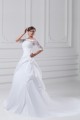 Lace Taffeta A-Line Portrait Half Elbow Sleeve Wedding Dresses with Jackets 2031226 Lace Taffeta A-Line Portrait Half Elbow Sleeve Wedding Dresses with Jackets 2031226