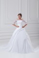 Lace Taffeta A-Line Portrait Half Elbow Sleeve Wedding Dresses with Jackets 2031226 Lace Taffeta A-Line Portrait Half Elbow Sleeve Wedding Dresses with Jackets 2031226