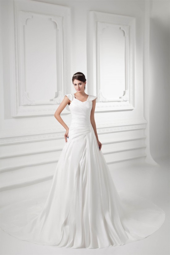 Latest Design Bowl Taffeta A-Line New Arrival Wedding Dresses 2031227 Latest Design Bowl Taffeta A-Line New Arrival Wedding Dresses 2031227