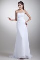 Latest Design Chiffon Satin Sweetheart Sheath/Column Beaded Wedding Dresses 2031228 Latest Design Chiffon Satin Sweetheart Sheath/Column Beaded Wedding Dresses 2031228