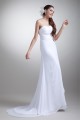 Latest Design Chiffon Satin Sweetheart Sheath/Column Beaded Wedding Dresses 2031228 Latest Design Chiffon Satin Sweetheart Sheath/Column Beaded Wedding Dresses 2031228
