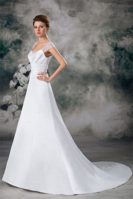Latest Design Cowl Mermaid/Trumpet Satin Beaded Wedding Dresses 2031229 Latest Design Cowl Mermaid/Trumpet Satin Beaded Wedding Dresses 2031229