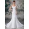 Latest Design Cowl Mermaid/Trumpet Satin Beaded Wedding Dresses 2031229
