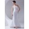 Mermaid/Trumpet Satin Sleeveless Soft Sweetheart Lace Wedding Dresses 2031232