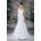 Mermaid/Trumpet Sleeveless Satin Lace Organza New Arrival Wedding Dresses 2031235