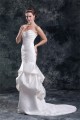 Mermaid/Trumpet Sleeveless Satin Sweetheart New Arrival Wedding Dresses 2031237