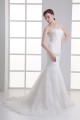 Mermaid/Trumpet Sleeveless Strapless Satin Fine Netting Wedding Dresses 2031238 Mermaid/Trumpet Sleeveless Strapless Satin Fine Netting Wedding Dresses 2031238