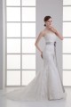 Elegant Mermaid/Trumpet Strapless Satin Lace Fine Netting Wedding Dresses with Color 2031239 Elegant Mermaid/Trumpet Strapless Satin Lace Fine Netting Wedding Dresses with Color 2031239