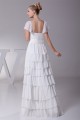 Elegant Sheath/Column Chiffon Cap Sleeve Wedding Dresses 2030124 Elegant Sheath/Column Chiffon Cap Sleeve Wedding Dresses 2030124