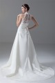 New Arrival Satin Lace A-Line High-Neck Sleeveless Wedding Dresses 2031247 New Arrival Satin Lace A-Line High-Neck Sleeveless Wedding Dresses 2031247