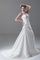 New Arrival Satin Lace A-Line High-Neck Sleeveless Wedding Dresses 2031247 New Arrival Satin Lace A-Line High-Neck Sleeveless Wedding Dresses 2031247
