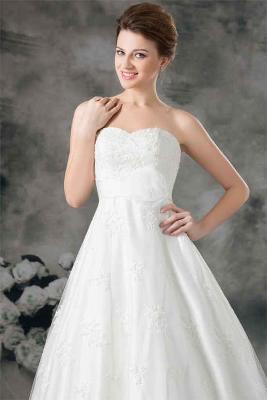 New Arrival Satin Lace Sweetheart A-Line Sleeveless Wedding Dresses 2031248 New Arrival Satin Lace Sweetheart A-Line Sleeveless Wedding Dresses 2031248