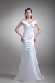 New Arrival Satin Mermaid/Trumpet Sleeveless V-Neck Wedding Dresses 2031249 New Arrival Satin Mermaid/Trumpet Sleeveless V-Neck Wedding Dresses 2031249
