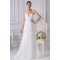 Trumpet/Mermaid Spaghetti Straps Chiffon Wedding Dresses 2030125