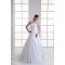 New Arrival Sleeveless Strapless Satin A-Line Wedding Dresses 2031251