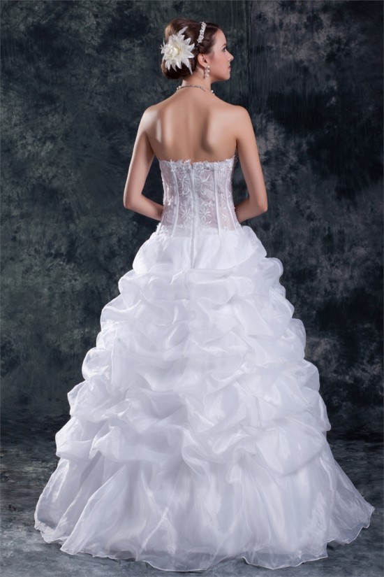 New Arrival V-Neck Ball Gown Satin Organza Sleeveless Wedding Dresses 2031255 New Arrival V-Neck Ball Gown Satin Organza Sleeveless Wedding Dresses 2031255