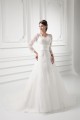 New Style A-Line Long Sleeve V-Neck Satin Organza Lace Wedding Dresses 2031258 New Style A-Line Long Sleeve V-Neck Satin Organza Lace Wedding Dresses 2031258