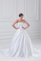 New Style Strapless Sleeveless Satin A-Line New Arrival Wedding Dresses 2031260