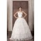 Princess Sleeveless Satin Fine Netting Strapless Wedding Dresses 2031265