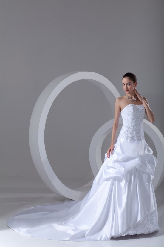 Satin A-Line Sleeveless Soft Sweetheart New Arrival Wedding Dresses 2031267 Satin A-Line Sleeveless Soft Sweetheart New Arrival Wedding Dresses 2031267