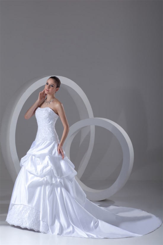 Satin A-Line Sleeveless Soft Sweetheart New Arrival Wedding Dresses 2031267 Satin A-Line Sleeveless Soft Sweetheart New Arrival Wedding Dresses 2031267