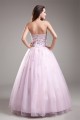 Satin Fine Netting Floor-Length Strapless Beaded Wedding Dresses 2031270 Satin Fine Netting Floor-Length Strapless Beaded Wedding Dresses 2031270