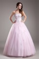 Satin Fine Netting Floor-Length Strapless Beaded Wedding Dresses 2031270 Satin Fine Netting Floor-Length Strapless Beaded Wedding Dresses 2031270