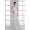 Satin Fine Netting Mermaid/Trumpet V-Neck Most Beautiful Wedding Dresses 2031271